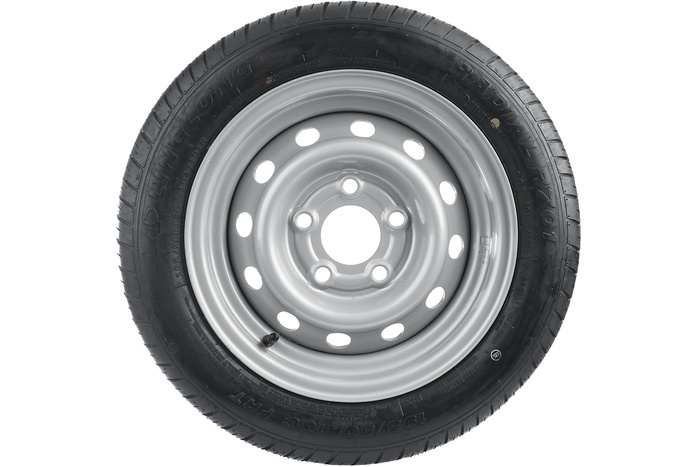 Két megerősített pótkocsi kerék szett LINGLONG GUMIABRONCS 195/50 R13C 104/101N UNITRAILER FELNI 5.5Jx13"H2 5x112 ET:30