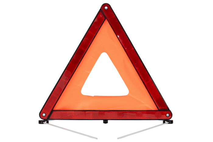 HERMON összecsukható elakadásjelző háromszög 430×430×430mm