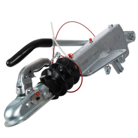 KNOTT KF20A ráfutószerkezet K20B vonóhoroggal 2000 kg-os pótkocsihoz V-típusú vonórúddal