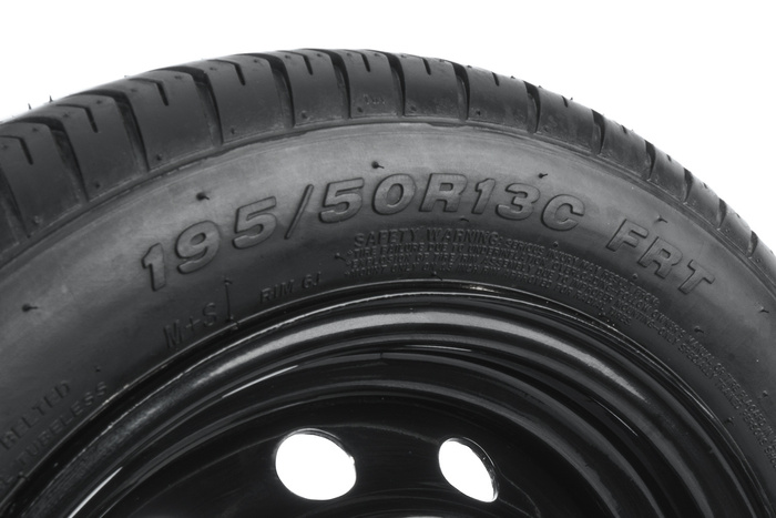 Megerősített pótkocsi kerék LINGLONG GUMIABRONCS 195/50 R13C 104/101N UNITRAILER FELNI fekete 5.5Jx13"H2 5x112 ET:30