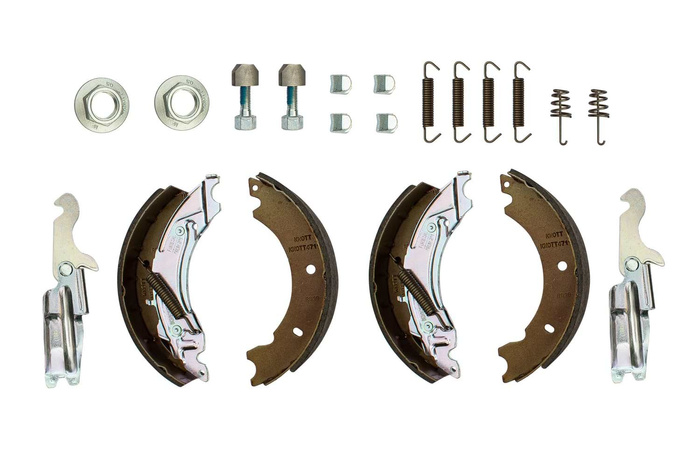 KNOTT 200x50 fékpofák fékezett tengelyekhez KÉSZLET