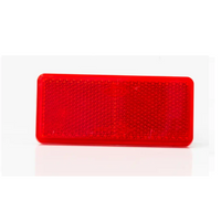 Téglalap alakú reflektor piros FRISTOM DOB-035C 90x40mm reflektorlámpa