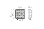 LED munkalámpa reflektorral TT TECHNOLOGY TT.13308-W 30xLED 2400lm kapcsolóval