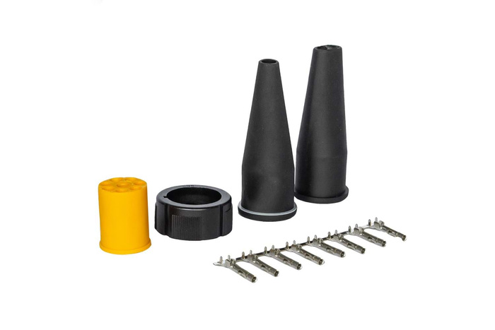 ASPOCK csatlakozó pótkocsi hátsó lámpáihoz, bajonett, 8 tűs, anya