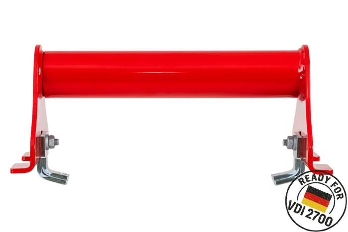 PRAMAR Radstopper VDI 2700 piros univerzális kerékék vontatóhoz