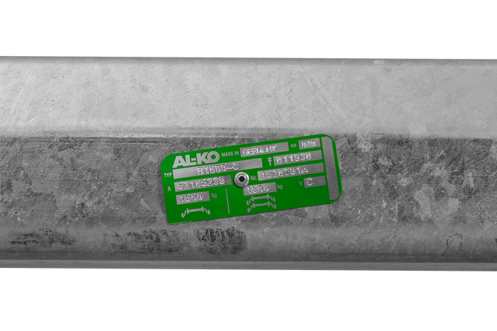 AL-KO COMPACT fékező tengely pótkocsihoz/szállítóhoz 1500kg 1510mm 1880mm 5x112