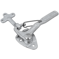 Jobb oldali vonóhorog WINTERHOFF WV 10-R + WVG 10-A csattal, komplett pótkocsi oldalsó zárral