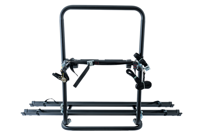 Peruzzo Brennero 4x4 pótkerék kerékpártartó - 2 kerékpáros tartó sínekkel (fekete)