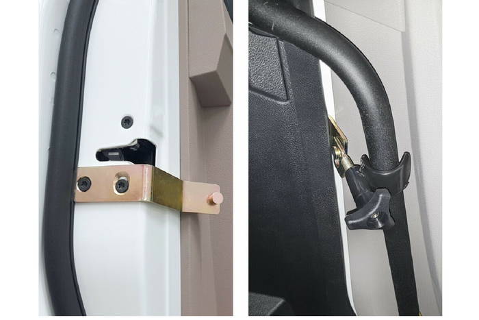 Kiegészítő fülkeajtó zárak LAMP 97934 DAF teherautókhoz