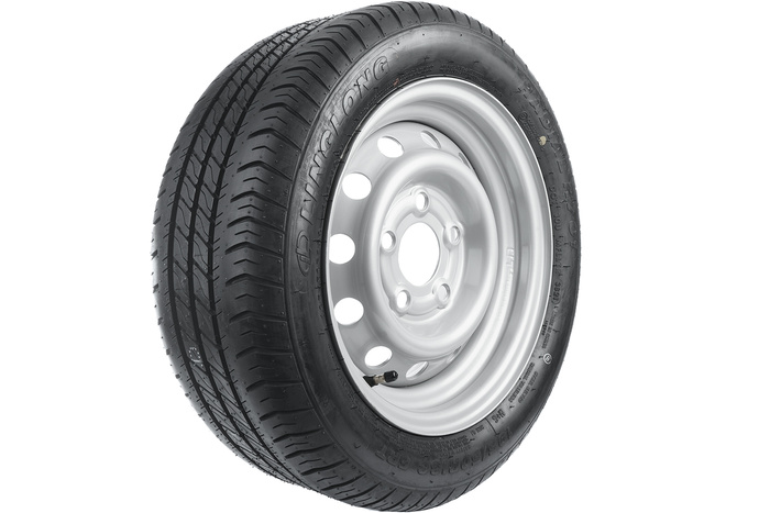 Két megerősített pótkocsi kerék szett LINGLONG GUMIABRONCS 195/50 R13C 104/101N UNITRAILER FELNI 5.5Jx13"H2 5x112 ET:30
