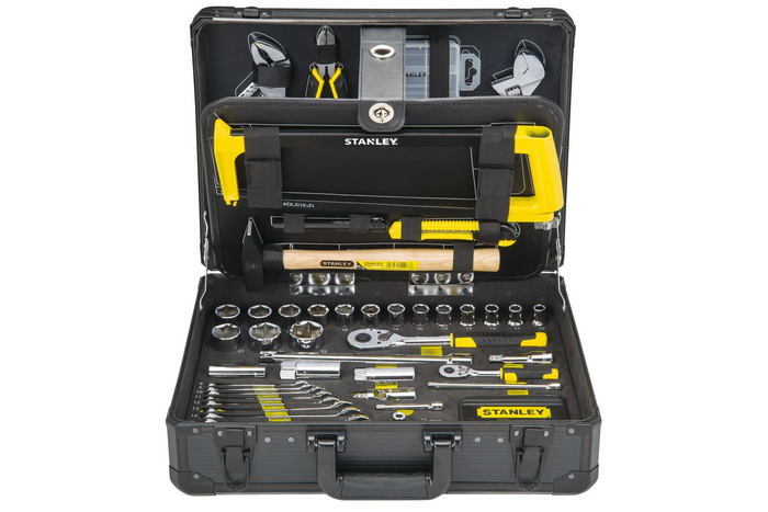 STANLEY STMT98109-1 szervizkészlet, szerszámkoffer, 142 darabos