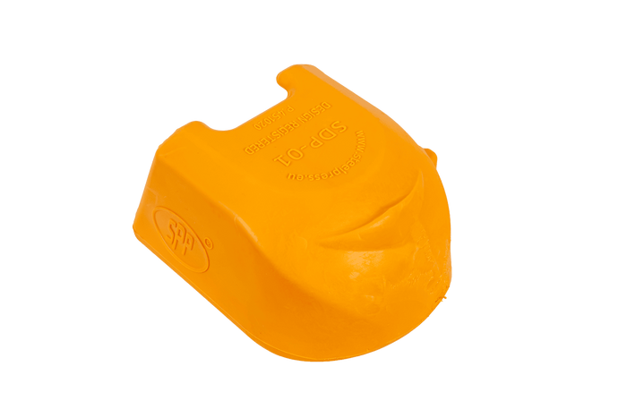 Biztonsági fedél a STEELPRESS SDP-01 Soft Dock gömbhoroghoz, hellyel a csatlakozónak