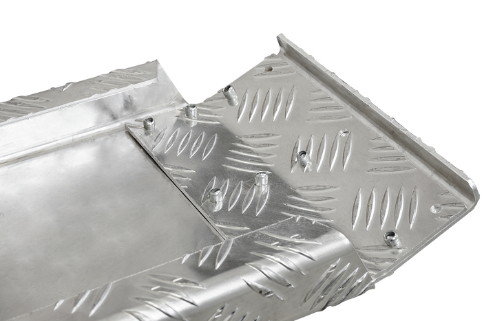 UNITRAILER rámpák ALU rámpák pótkocsikhoz 125cm 400kg SZETT 2 db