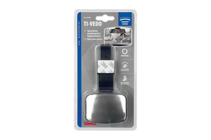 Konvex visszapillantó tükör LAMP Ti-Vedo univerzális 80x60mm