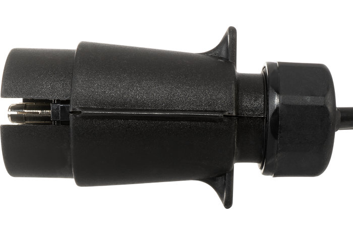 MANTES elektromos szerelési kábelköteg pótkocsihoz 4,5 m 7 tűs bajonett dugó 2x5 tűs