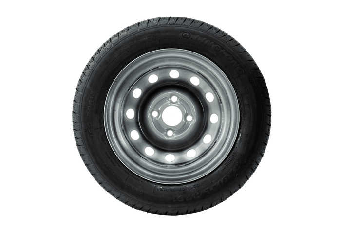 Két kerék szett LINGLONG utánfutóhoz GUMIABRONCSOK 155/70 R13 75N UNITRAILER FELNIK 4Jx13"H2 4x100 ET:30
