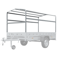 H-1100 keret ponyvás utánfutó takaróhoz UNITRAILER GARDEN TRAILER 264 és 264/2KIPP 