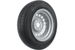 Két pótkocsihoz való kerék szett UNITRAILER / TEMARED / BRENDERUP / STEMA / BÖCKMANN KENDA GUMIABRONCS 145/80 R13 78N STARCO FELNI 4Jx13"H2 4x100 ET:30