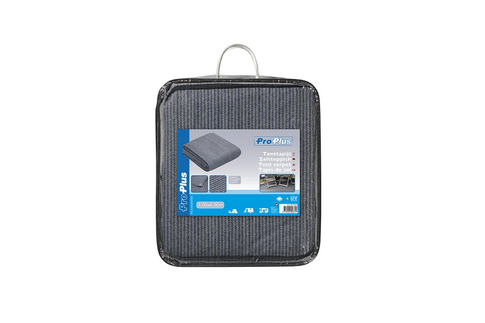 ProPlus 361770V07 padlószőnyeg, szürke szőnyeg lakókocsi/sátor előtetőhöz, 3x4m