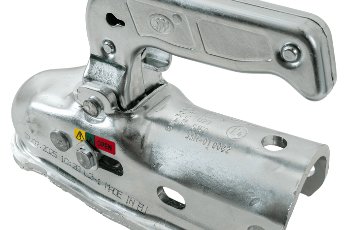 STEELPRESS BC-3000.1D-00-00+Z2 gömbfejes vonóhorog 3000 kg-os pótkocsihoz, 35-50 mm-es csővonórúddal