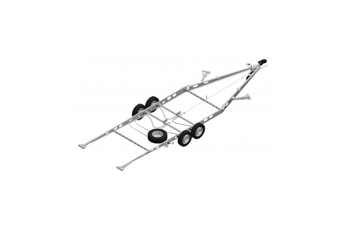 KNOTT pótkeréktartó kerékkonzol lakókocsihoz 1200-1500mm