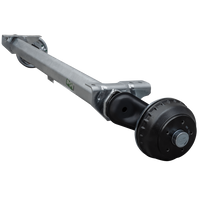 AL-KO COMPACT fékező tengely pótkocsihoz/szállítóhoz 1350kg 1200mm 1650mm 5x112