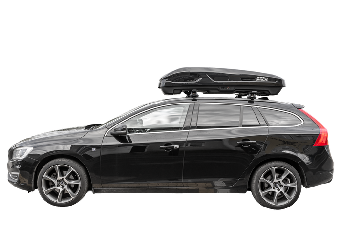 Inter Pack Monsun PRO M tetőbox, fekete metálfényezéssel