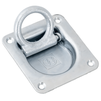 WINTERHOFF ZBF 70-2 süllyesztett padlókonzol pótkocsi rakományrögzítő vonóhorog