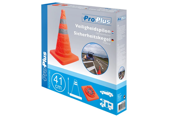 ProPlus 540320 összecsukható közlekedési bója figyelmeztető bója 41 cm