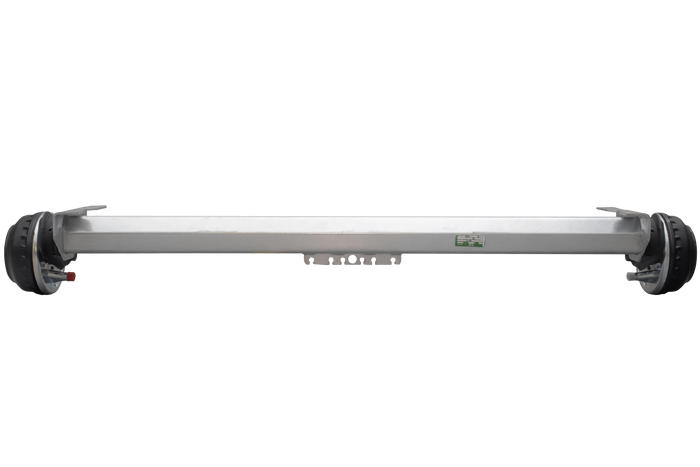 AL-KO COMPACT fékező tengely pótkocsihoz/szállítóhoz 1350kg 1400mm 1850mm 5x112