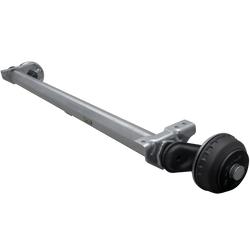 AL-KO COMPACT fékező tengely pótkocsihoz/szállítóhoz 1350kg 1650mm 2100mm 5x112