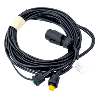 MANTES elektromos szerelési kábelköteg pótkocsihoz 4,5 m 7 tűs bajonett dugó 2x5 tűs