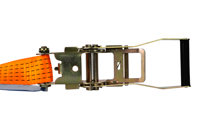 Négy darabos UNITRAILER 5m/50mm/5t narancssárga szállítószalag készlet feszítővel