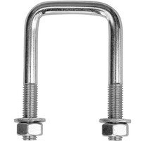 DROMET C típusú négyzet alakú bilincs anyákkal és alátétekkel M12 95/52/95