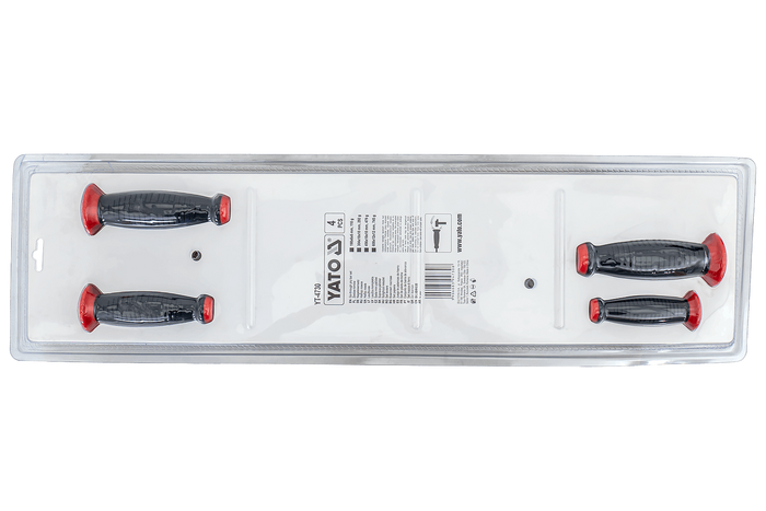 YATO YT-4730 feszítővasak nyéllel, 4 darabos készlet.