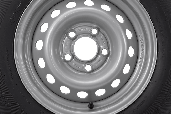 Megerősített pótkocsi kerék KENDA GUMIABRONCS 185/80 R14C 104/102N KENDA FELNI 5.5Jx14"H2 5x112 ET:30