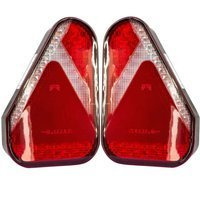 ASPÖCK Fülbe helyezhető LED hátsó lámpák bajonettzárral, 5 tűs, 6 funkciós, bal+jobb