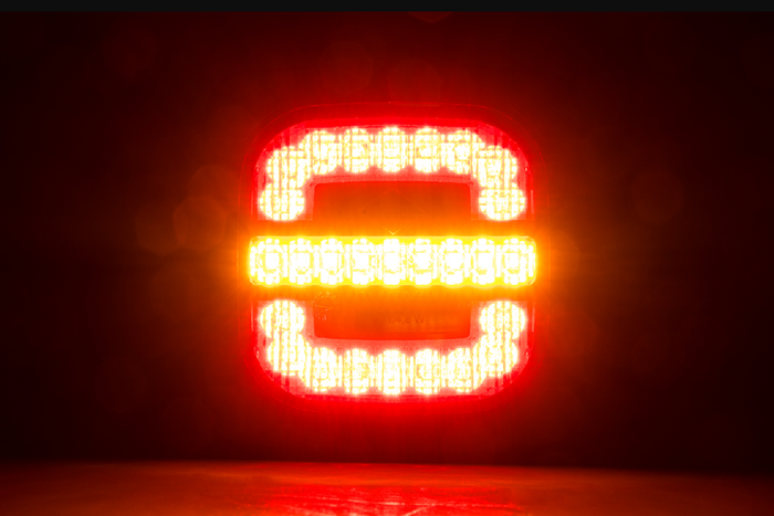 HORPOL ROCA LZD 2803 LED hátsó lámpa 3 funkciós univerzális tartóval