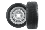 Két megerősített pótkocsi kerék szett LINGLONG GUMIABRONCS 195/50 R13C 104/101N UNITRAILER FELNI 5.5Jx13"H2 5x112 ET:30