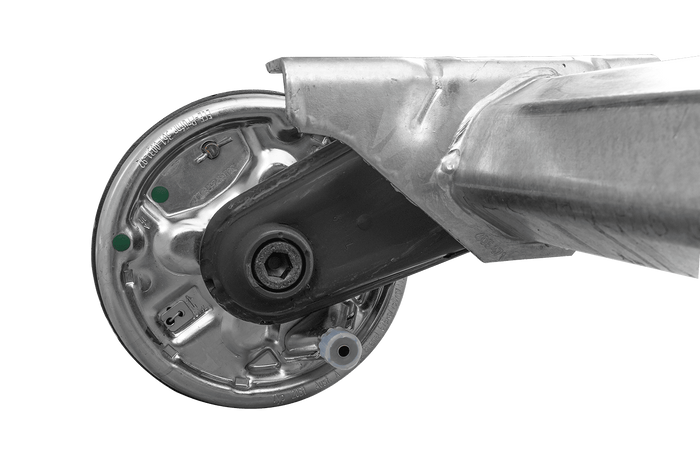 AL-KO COMPACT fékező tengely pótkocsihoz/szállítóhoz 1500kg 1510mm 1880mm 5x112