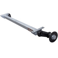 KNOTT VG7-L fékezetlen pótkocsi tengely 750kg 1260mm 1565mm 5x112