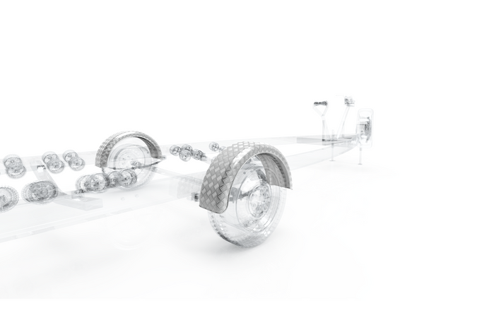 Utánfutó sárvédő 14-15" DOMAR D29122 kerékív 770/200mm