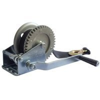 Kézi csörlő KNOTT 450 kg-os pótkocsihoz, hevederrel