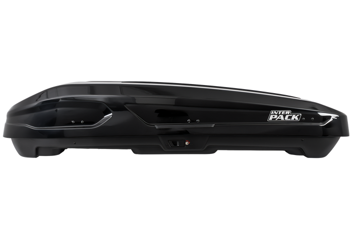 Inter Pack Monsun PRO M tetőbox, fekete metálfényezéssel