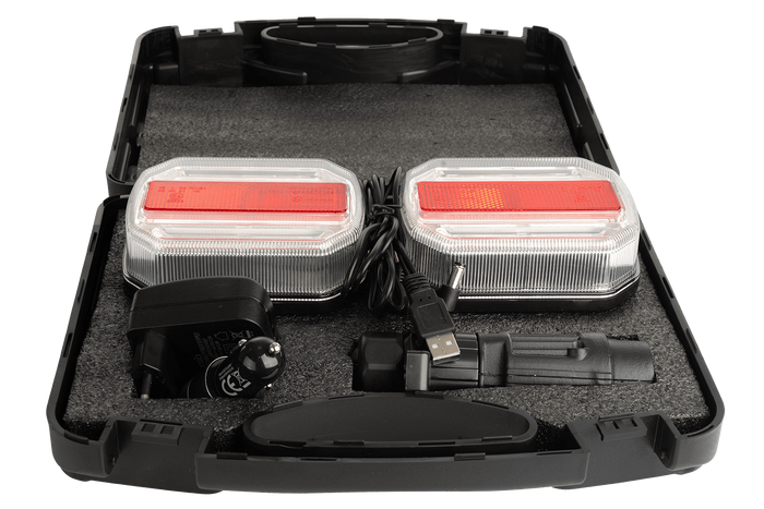 TT TECHNOLOGY TT.12018B-CAN LED hátsó lámpák 4 funkciós bal + jobb, vezeték nélküli, mágneses