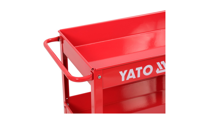 YATO YT-55210 3 szintes műhelykocsi, műhelyszekrény, 130kg, 79,5x79x37cm