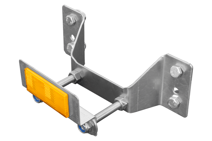 UNITRAILER GARDEN KIPP pótkocsi pótkerék-rögzítő konzol fényvisszaverővel