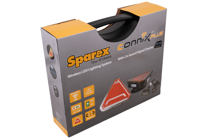 SPAREX CONNIX PLUS S.162710 LED hátsó lámpák 6 funkciós bal + jobb, vezeték nélküli, mágneses