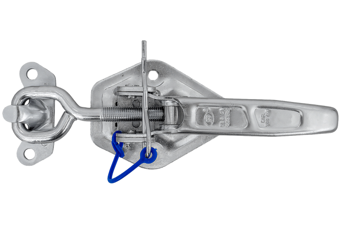 Oldalsó vonóhorog STEELPRESS ZB-15A+Z-15 rögzítővel, a pótkocsi oldalának teljes excentrikus lezárása