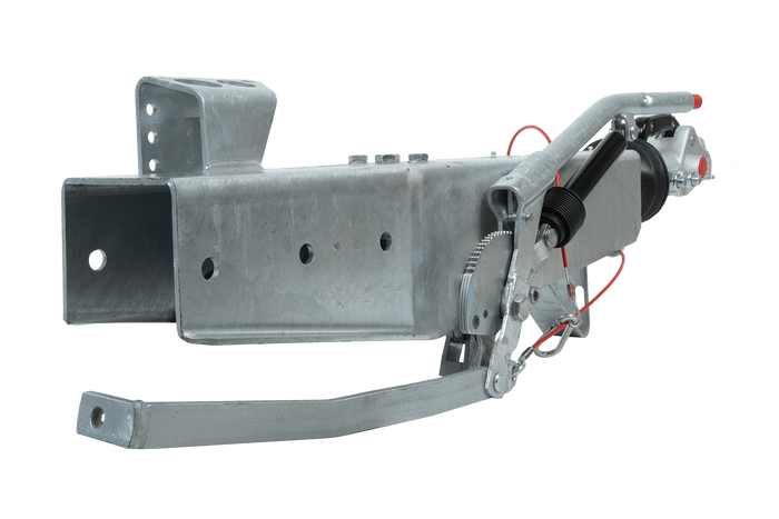 AL-KO 2.8VB1 ráfutószerkezet AK351 vonóhoroggal 3500 kg-os pótkocsihoz, négyszögletes vonórúddal